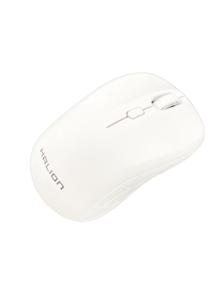 HALION MOUSE INALAMBRICO 2.4G HA-M200 ROMA BLANCO1