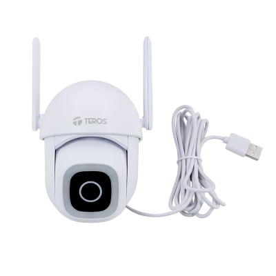 TEROS Cámara inteligente TE-90605W, resolución 3 MP, Wi-Fi, color blanco