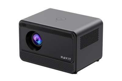 HAVIT Proyector Multimedia PJ211PRO Negro 180ANSI LUMENS ANDROID-TV, 1080P WIFI HDMI,4k