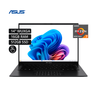 ASUS ZENBOOK 14 OLED UM3406HA-WS74T RYZEN 7-8840HS 512GB SSD 16GB DDR4 14 FULL HD WINDOWS 11