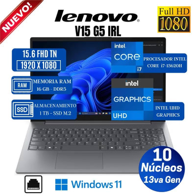 LENOVO V15 G5 IRL CORE I7-13620H 16GB RAM DDR5 1TB SSD 15.6