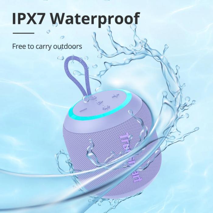 TRONSMART T7 Mini Bocina Portátil Bluetooth 15W - Purpura6