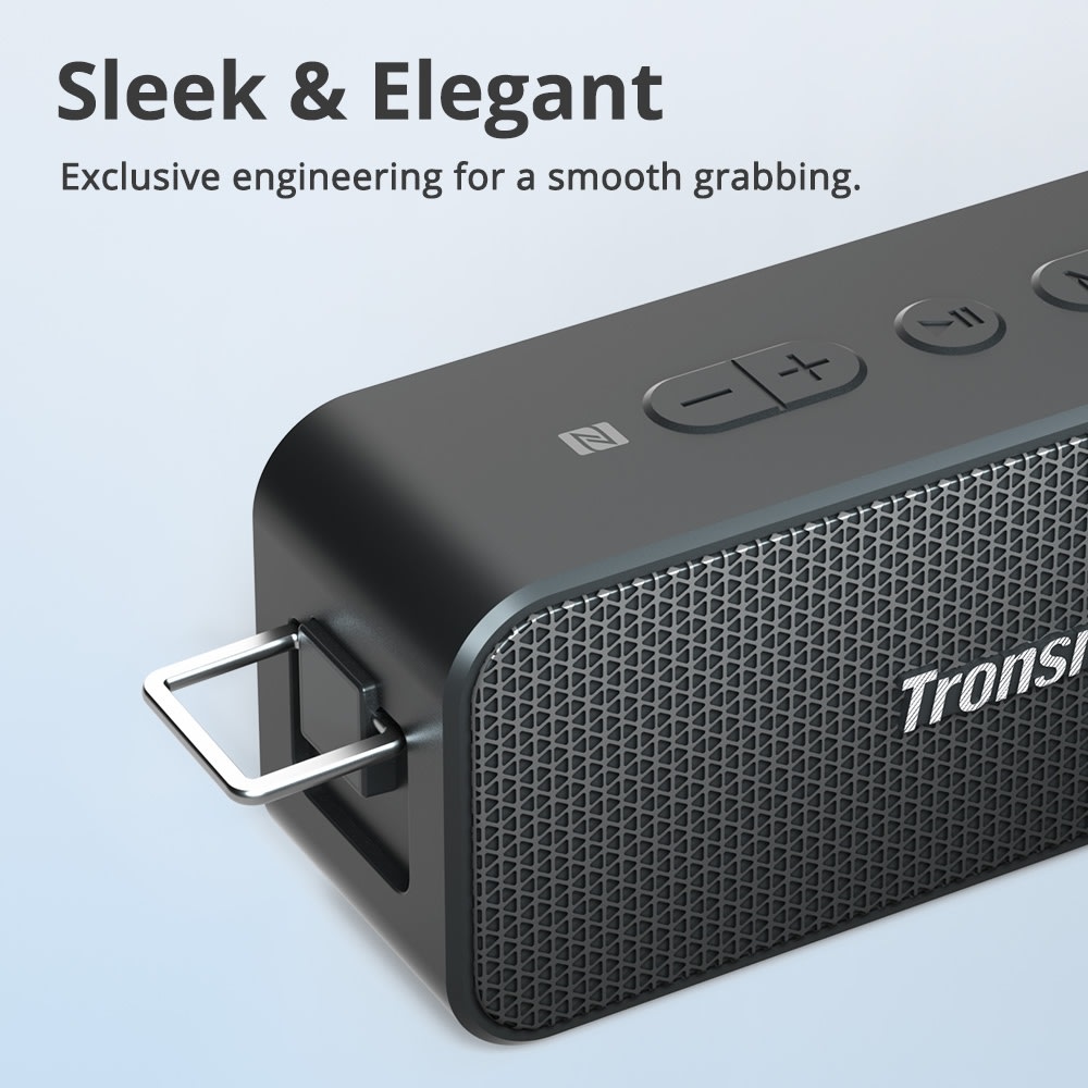 Tronsmart Parlante T2 Plus 20W Bluetooth IPX7 Waterproof — Negro4