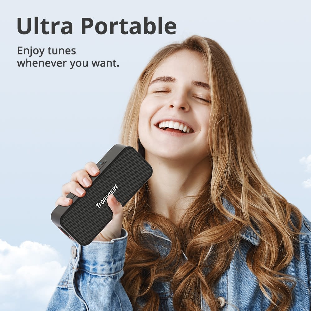 Tronsmart Parlante T2 Plus 20W Bluetooth IPX7 Waterproof — Negro5