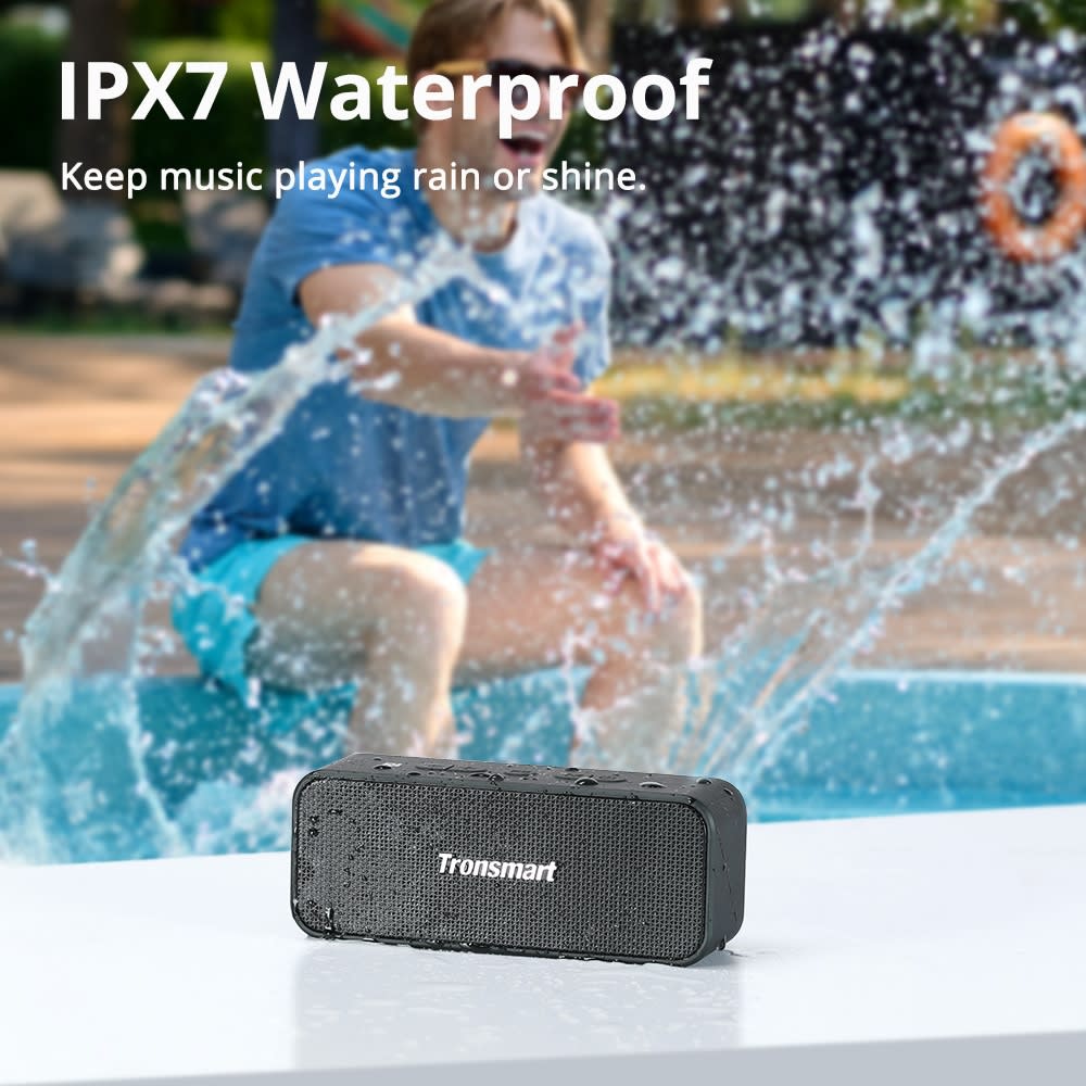 Tronsmart Parlante T2 Plus 20W Bluetooth IPX7 Waterproof — Negro7