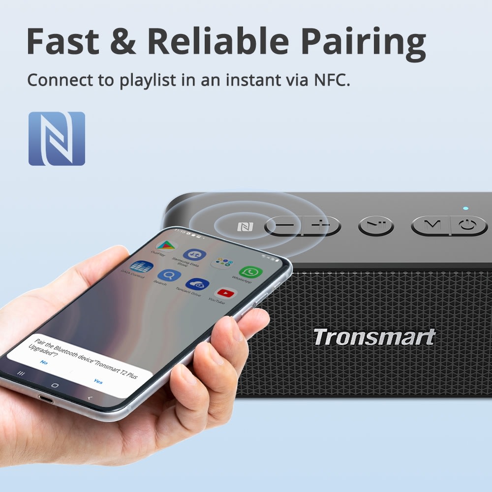 Tronsmart Parlante T2 Plus 20W Bluetooth IPX7 Waterproof — Negro9