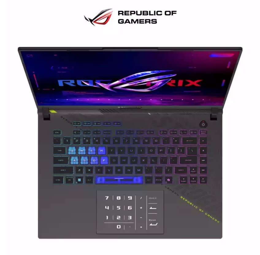 ROG G16 RYZEN 9 8940HX 16GB RAM DDR5 1TB SSD RTX 5070TI 12GB 16