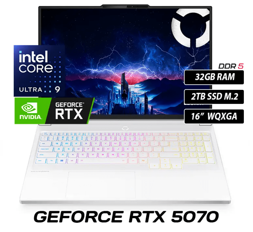 LENOVO LEGION 7I 16IAX10 ULTRA 9 275HX 32GB DDR5 1TB SSD RTX 5070 8GB 16´ WQXGA OLED (83KY005NLM) 0