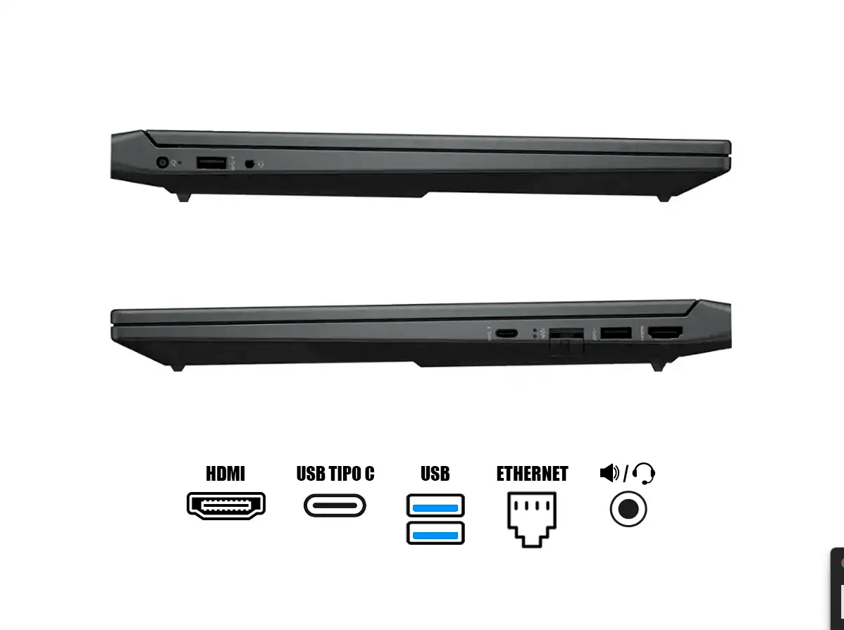 HP VICTUS 15-FB3093DX RYZEN 77445HS APU 16GB RAM DDR5 512GB SSD RTX 4050 6GB 15.6