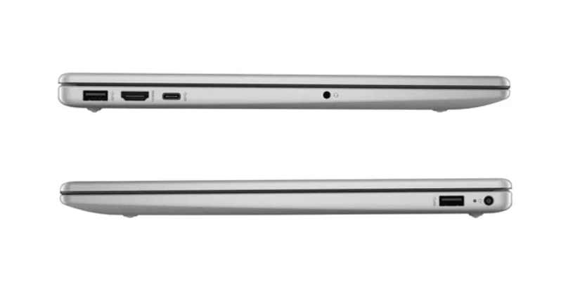 LAPTOP HP 15-FD0332LA CORE I3-100U SSD 512GB RAM 8GB 15.6 FHD FREEDOS SILVER, ESPAÑOL ( D18T6LA#ABM)3