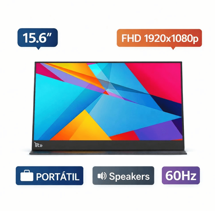 MONITOR PORTÁTIL LIT 15.6