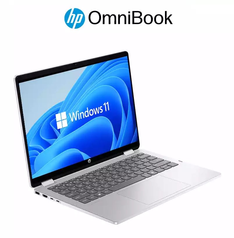 HP OMNIBOOK 5 FLIP 14-FP0013DX CORE 5 120U 8GB RAM LPDDR5 512GB SSD 14