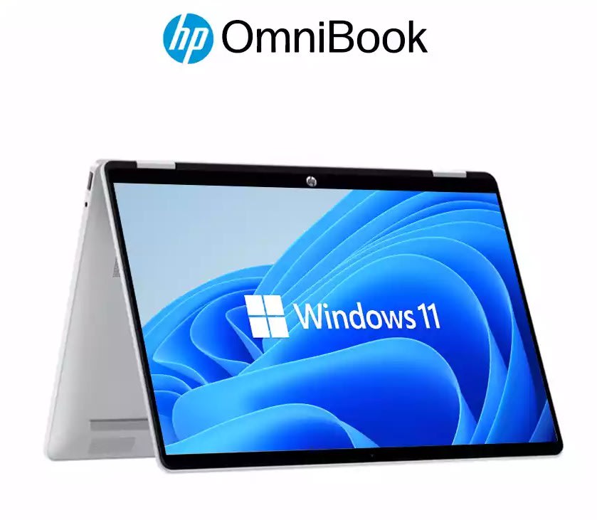 HP OMNIBOOK 5 FLIP 14-FP0013DX CORE 5 120U 8GB RAM LPDDR5 512GB SSD 14