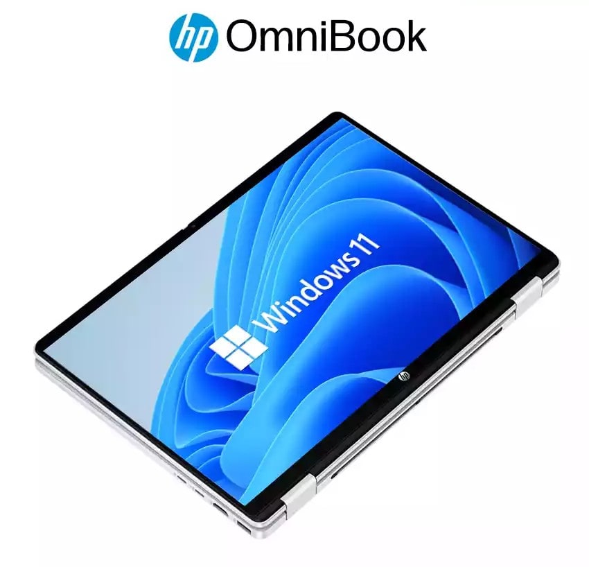 HP OMNIBOOK 5 FLIP 14-FP0013DX CORE 5 120U 8GB RAM LPDDR5 512GB SSD 14