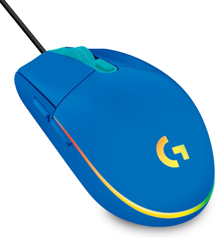 LOGITECH MOUSE G203 LIGHTSYNC GAMING BLUE3