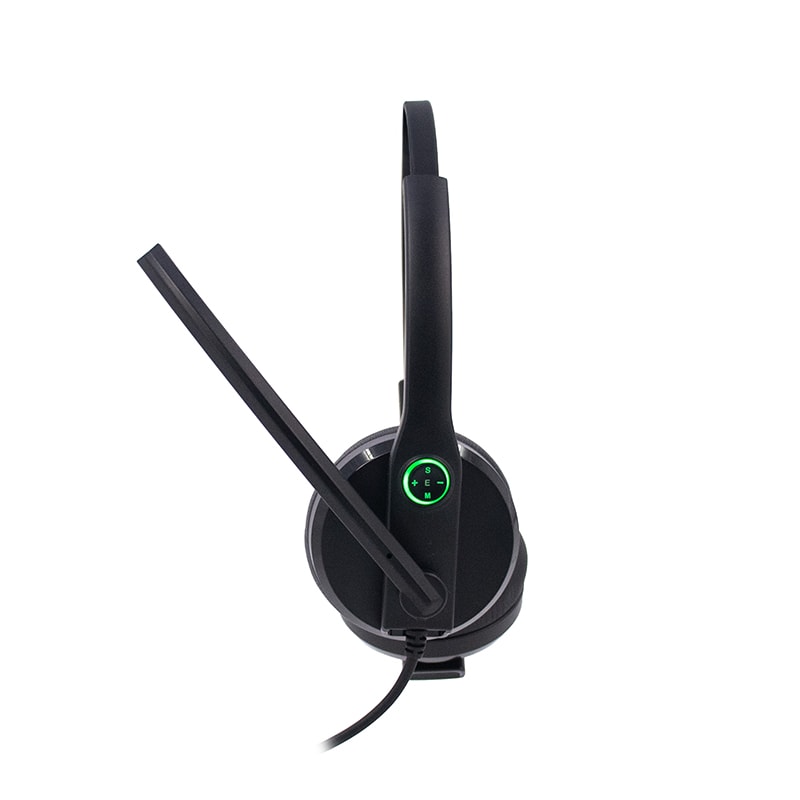TEROS TE-8039CS AUDIFONO, USB, Negro3