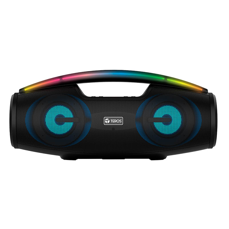 TEROS  Parlante TE-6042N, bluetooth, 20 W (2 x 10 W), 3000 mAh, negro 0