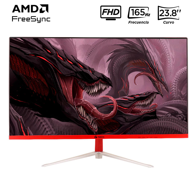MONITOR, TEROS, TE-2471G 23.8P CURVO VA FHD 165HZ 2MS FRESYNG 0