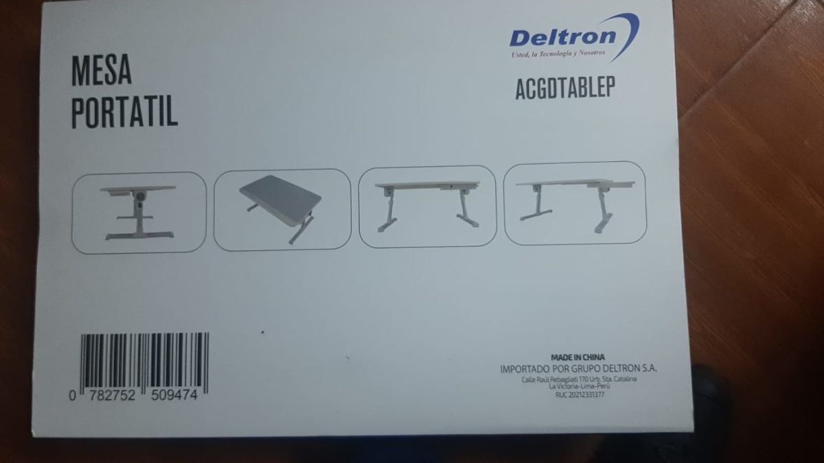 DELTRON MESA PORTATIL PLAPTOP3