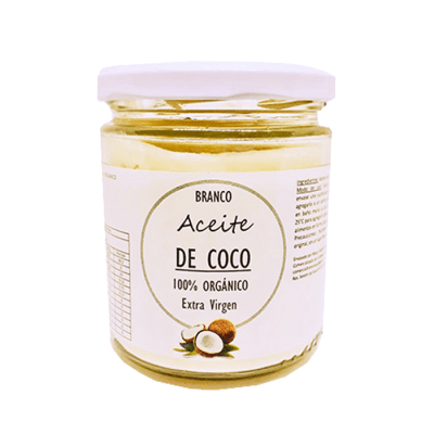 Aceite de Coco Orgánico Branco 450ml.