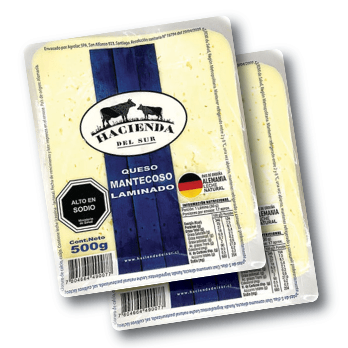 Queso Mantecoso laminado 1 Kg. 1