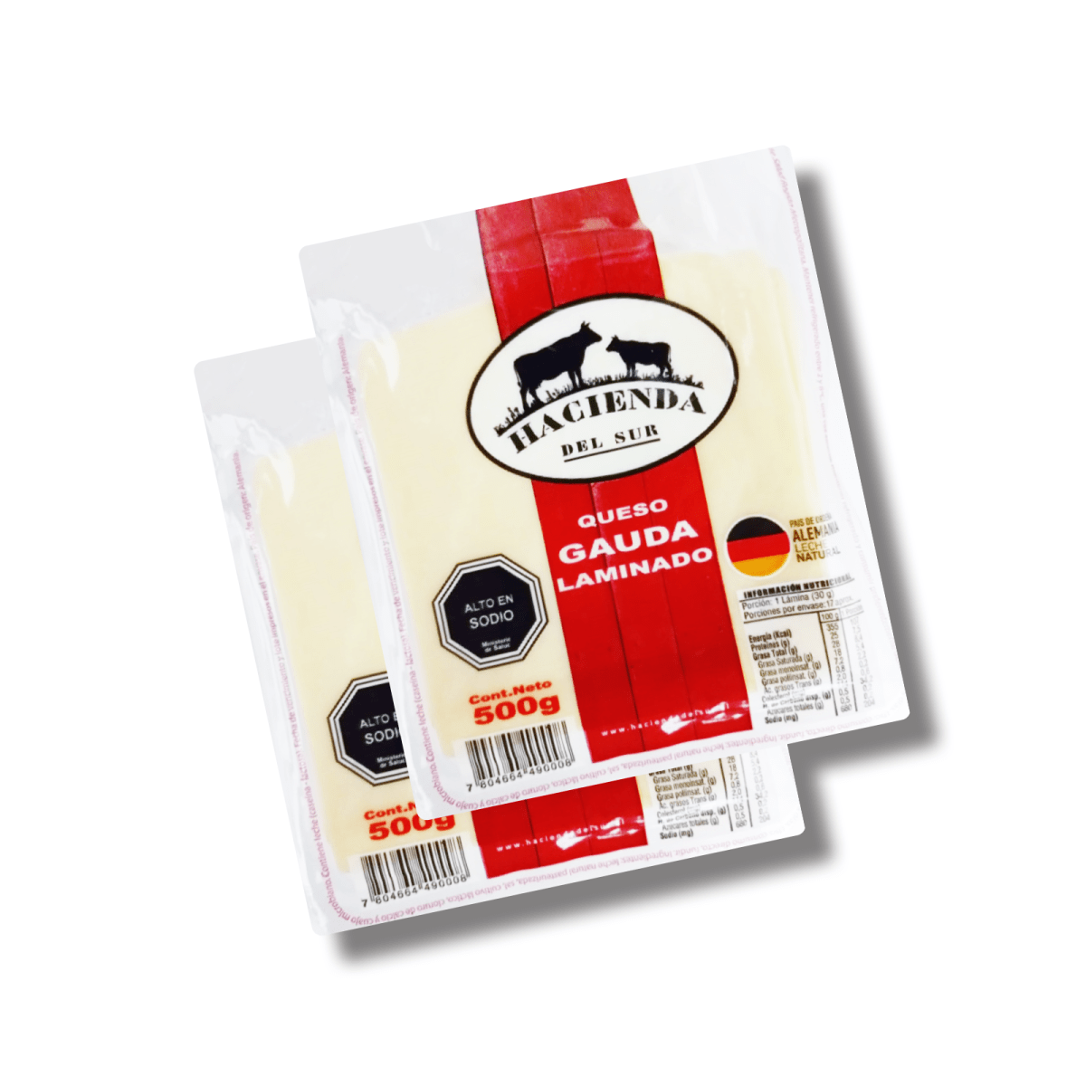 Queso gouda laminado 1 kg. 1