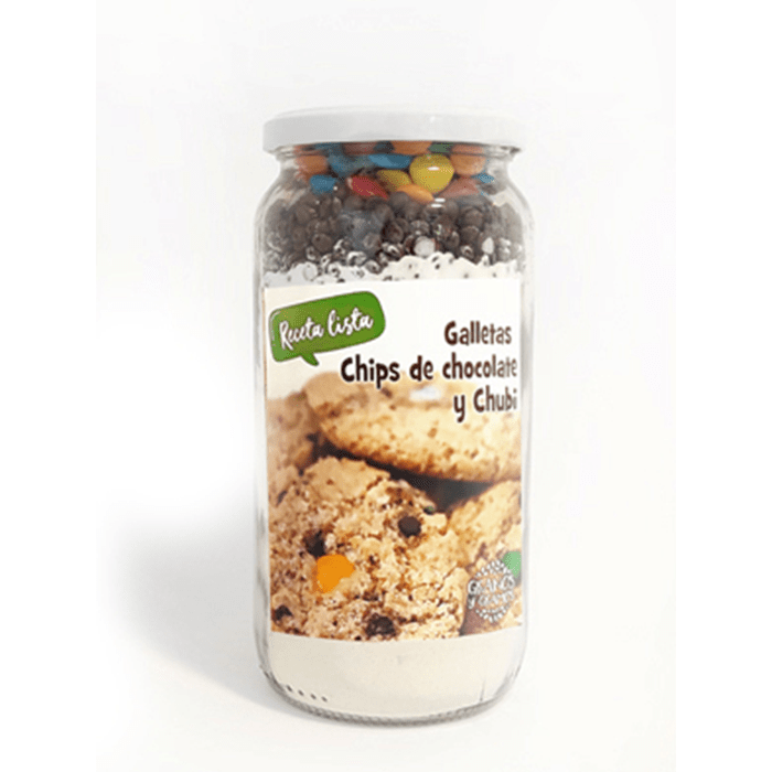 Receta Lista Galletas Chips de chocolate y Chubi 1
