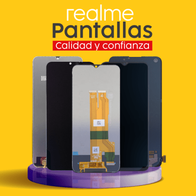 LCD REALME TODOS LOS MODELOS ORIGEN, COPY.