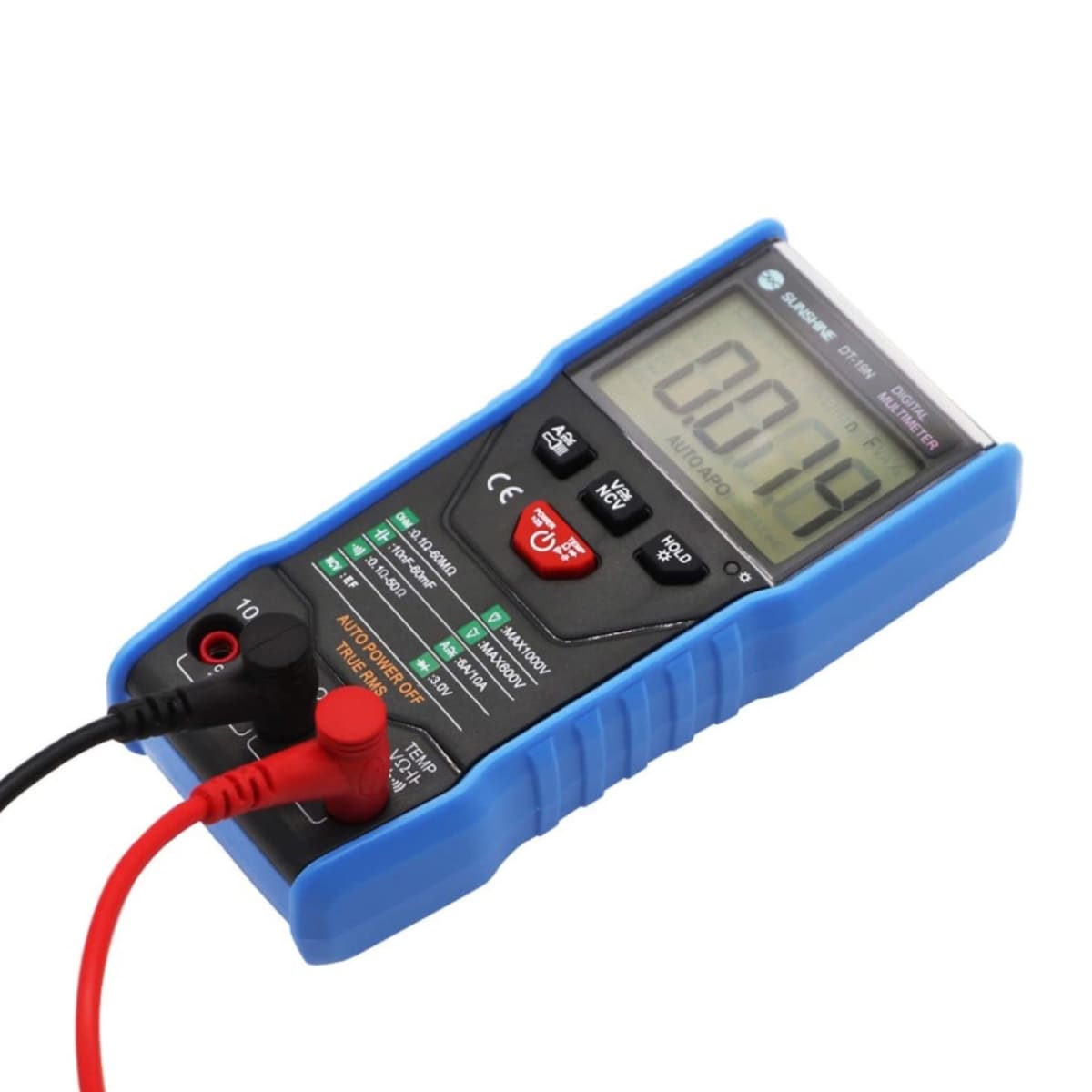 MULTIMETRO DIGITAL DT-19N (AUTORANGO) AZUL2