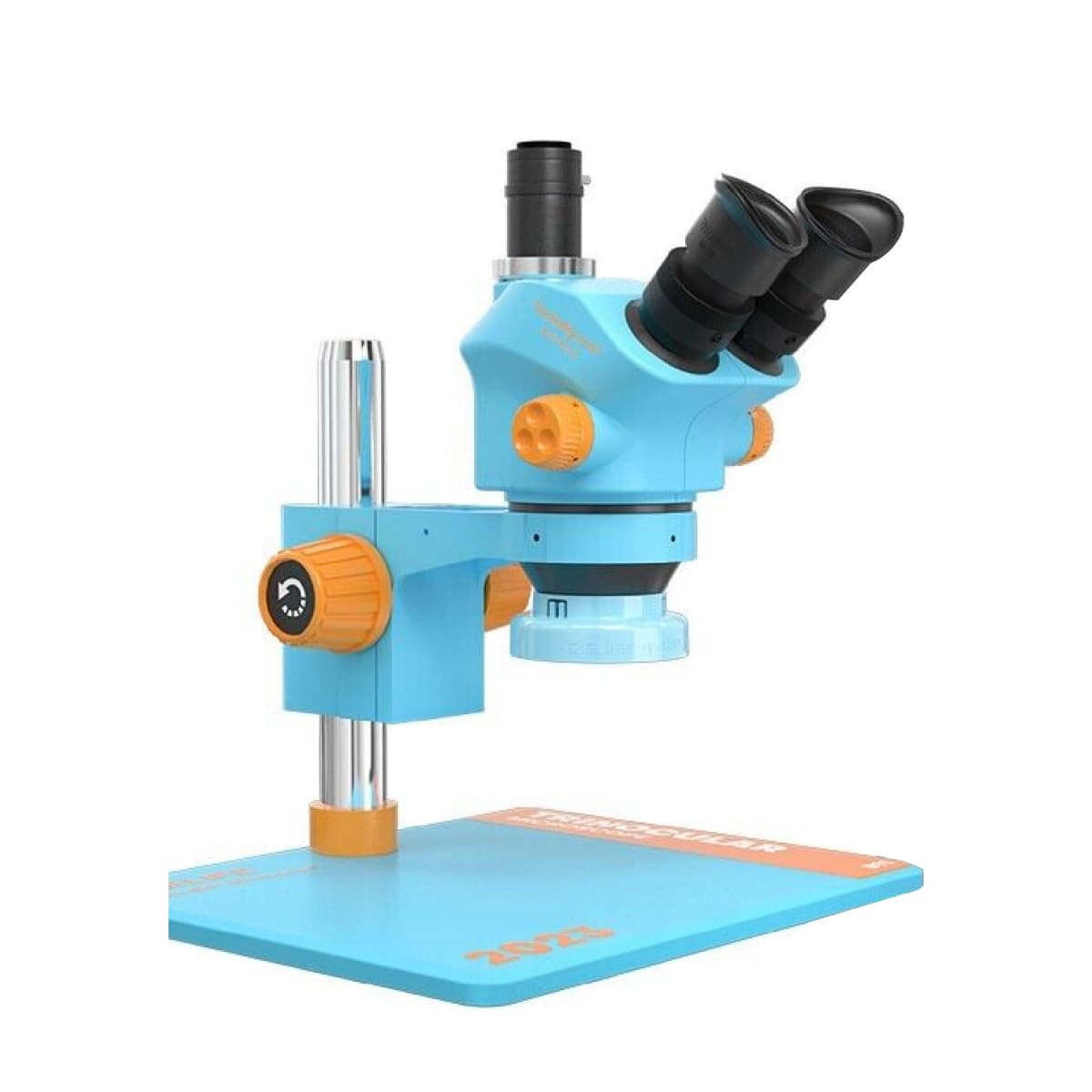 MICROSCOPIO TRINOCULAR HD RELIFE RL-M5T -B11 0.7-0.5X (1XCTV) Celeste2
