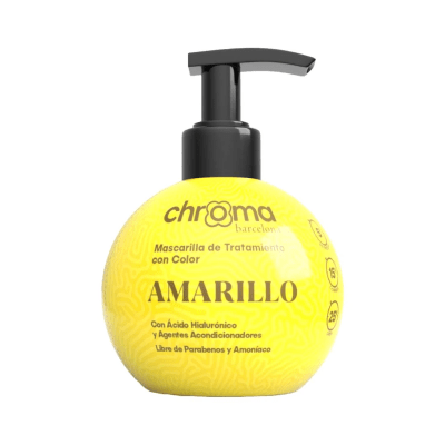 Mascarilla con Color Chroma Barcelona Amarillo 250 ml1