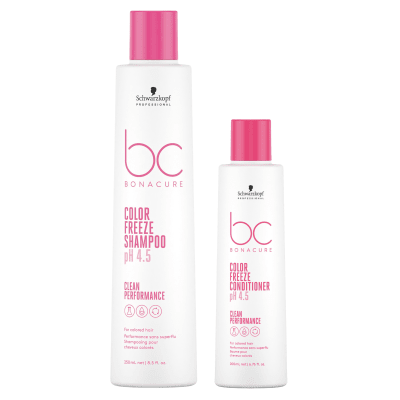 Pack BC Color Freeze Schwarzkopf: Shampoo 250ml + Acondicionador 200ml - Cuidado pH 4.51