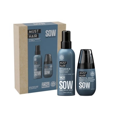 Combo Sow Must Hair - Aceite Reparador 50ml + Termoprotector Leave-In 150ml3