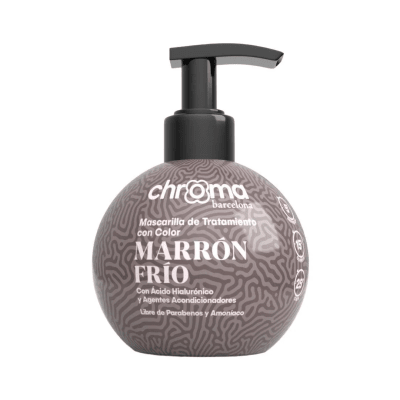 Mascarilla con Color Chroma Barcelona Marrón Frío 250 ml1