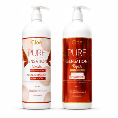 Pack Cloe Professional Pure Sensation Repair Shampoo y Acondicionador 2 x 1 L1