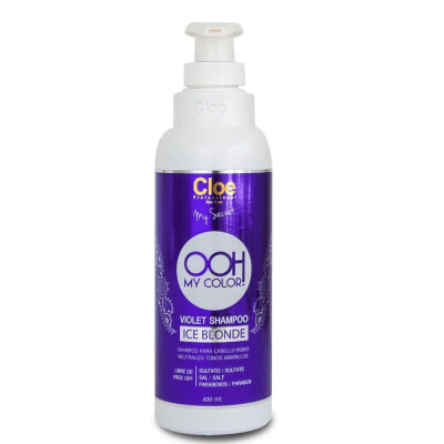 Shampoo Matizador Cloe Professional Ooh My Color Violet Ice Blonde 400 ml1