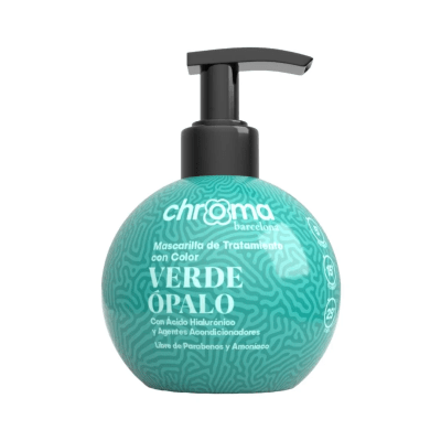 Mascarilla con Color Chroma Barcelona Verde Ópalo 250 ml1
