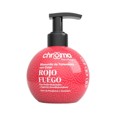 Mascarilla con Color Chroma Barcelona Rojo Fuego 250 ml
