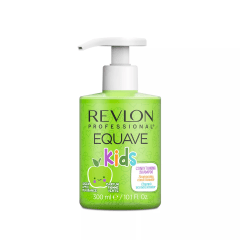 Shampoo 2 en 1 Revlon Equave Kids Manzana - Desenredante e Hipoalergénico 300ml