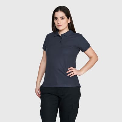 POLERA DE PIQUÉ 60/40 MANGA CORTA MUJER1