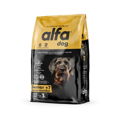 alfa senior raza pequeña
