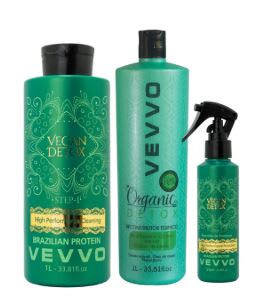 Kit premium alisado profesional organic detox vevvo