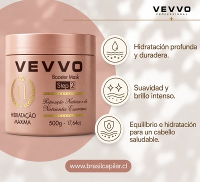 Mascara Booster Hidratación Máxima Vevvo