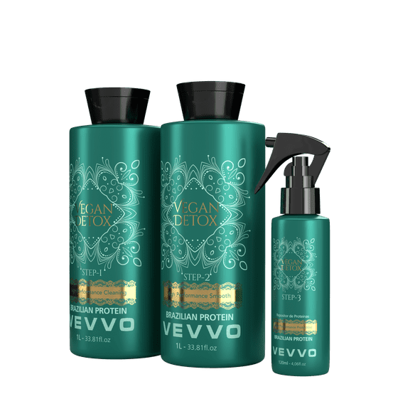 Kit Premium Alisado Profesional Vegan Detox Vevvo1