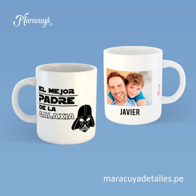 TAZA PERSONALIZADA MEJOR PAPÁ DE LA GALAXIA
