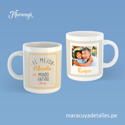 TAZA PERSONALIZADA MEJOR ABUELO
