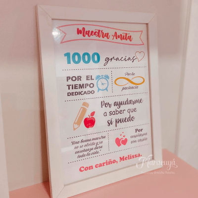 CUADRO QUERIDA MAESTRA