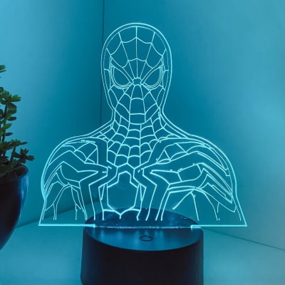 LAMPARA SILUETA SPIDERMAN