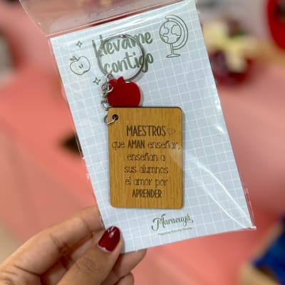 LLAVERO STOCK MAESTRO MENSAJE