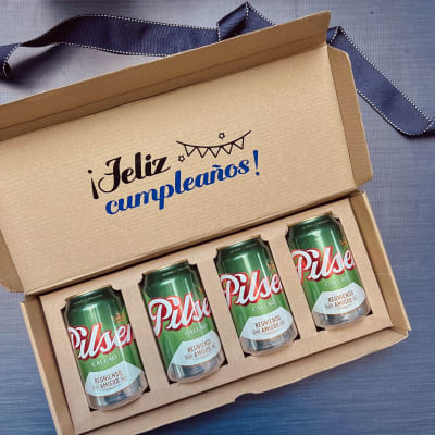 RAMO CHELERO X4 EN CAJA KRAFT PERSONALIZADA